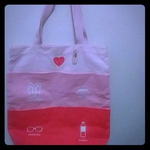 Beach item canvas bag